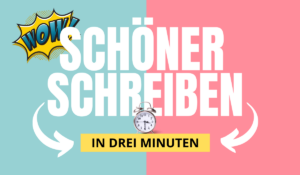Tipps zum Schreiben: das Aktiv