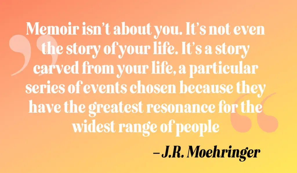 Ein Zitat von JR Moehringer